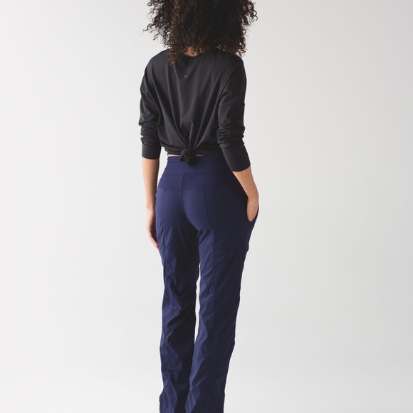 Lululemon Studio Pant III (Regular) Deep Indigo Sz 4 Authentic❤️ - Picture 2 of 9